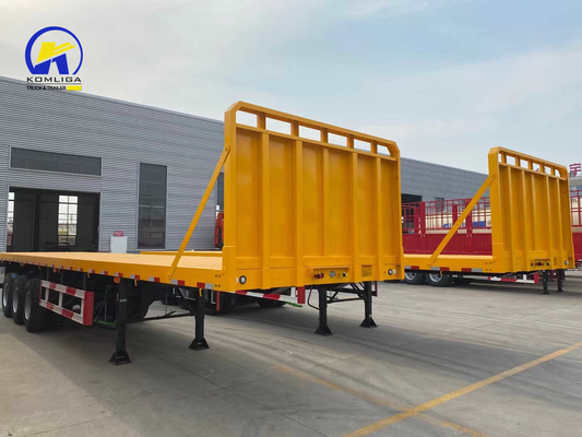 3 оси 25тонный Sinotruk Flatbed Semi-Trailer с контейнерным замком