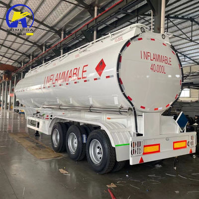 3-осевой алюминиевый углеродный нержавеющий сталь для хранения жидкости полуприцеп топливный резервуар прицеп