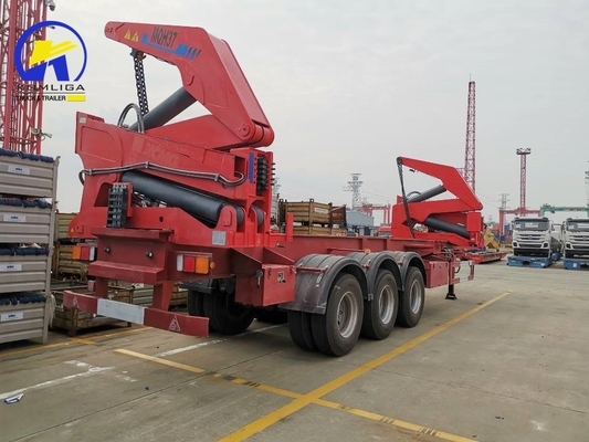 Самонагружающийся 20FT 40FT боковой контейнерный погрузчик с 12 единиц номер шины полуприцеп