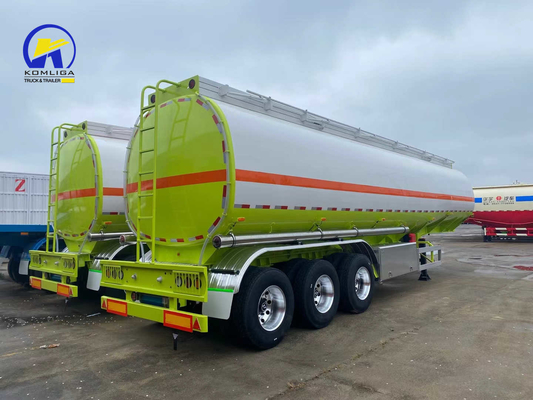 Воздушная подвеска 3 оси 40000L/42000L/45000L Нержавеющая сталь Танкер грузовик полуприцеп