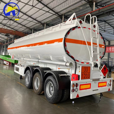 3 оси 40000L/42000L/45000L/48000L/50000L Алюминиевый стальной танкер прицеп танк прицеп грузовик для механической подвески и 6 М каждый разгрузочный шланг