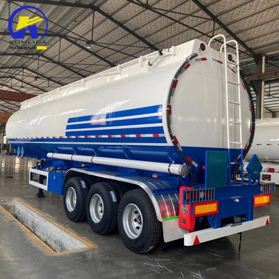 3 оси 40000L/42000L/45000L/48000L/50000L Алюминиевый стальной танкер прицеп танк прицеп грузовик для механической подвески и 6 М каждый разгрузочный шланг