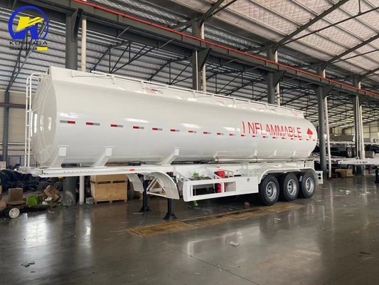 3 оси 40000L/42000L/45000L/48000L/50000L Алюминиевый стальной танкер прицеп танк прицеп грузовик для механической подвески и 6 М каждый разгрузочный шланг