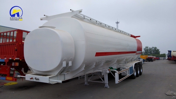 40000L Плоская 4оси Алюминиевая Сплавная Танкер Грузовик Нефть Транспортер Использованное топливное резервуар Прицеп