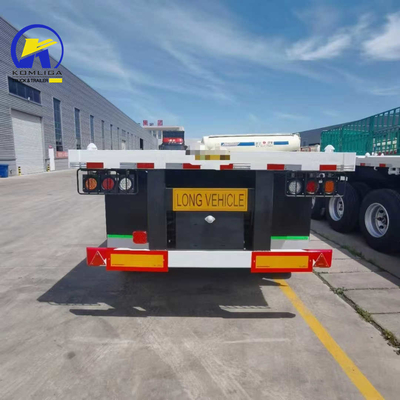 Sinotruk 3 Оси 4 Оси плоскоподвижный контейнерный полуприцеп с дополнительными замками