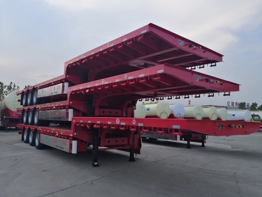 Sinotruk 3 оси Fuwa 13t 60 тонн низкополосной портной с основным балом из углеродистой стали Q345b