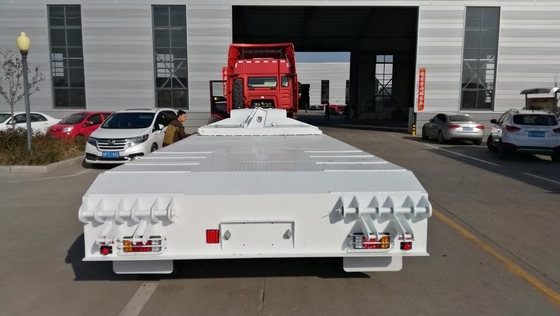 2-5 Осей Sinotruk низколежащий полуприцеп с посадочным механизмом 30-100 т. Вместимость 12 шин