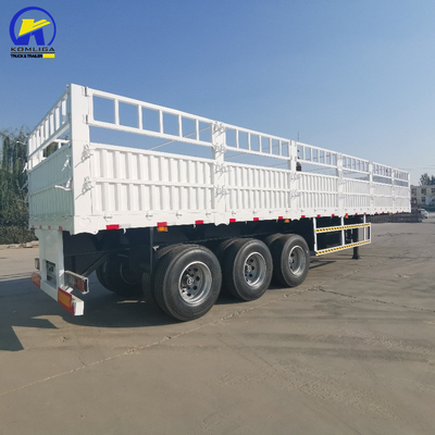 High Side Fence Semi Truck Trailer в хорошем состоянии с клапаном Wabco и колесной базой 7000-8000 мм