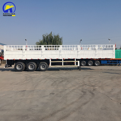 High Side Fence Semi Truck Trailer в хорошем состоянии с клапаном Wabco и колесной базой 7000-8000 мм