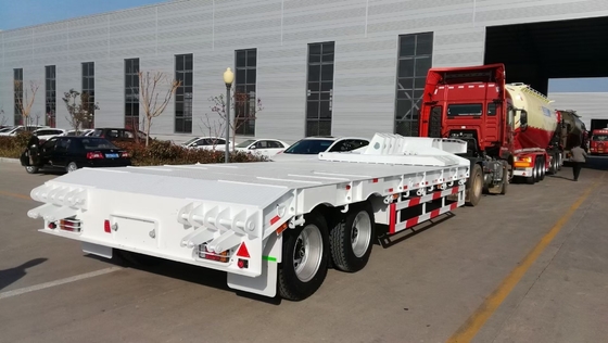 Jost 2,0 или 3,5 дюйма King Pin 30-100t Gooseneck Lowbed Semi Trailer 4 мм Толщина платформы