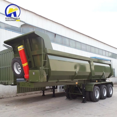 U-образ 35 40 кубических метров свертывающийся прицеп с 3-6 осями и Jost King Pin