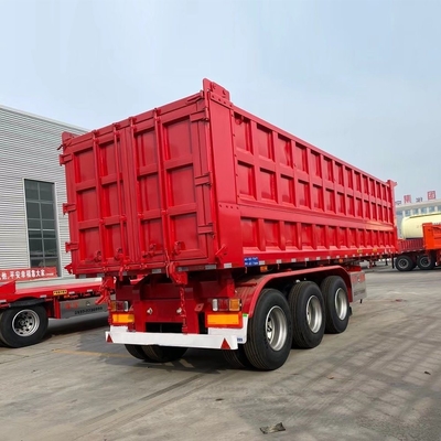 Sinotruck 3 оси 40тон тяжелой грузовой горнодобывающей Дамп Типпер полугрузовой прицеп