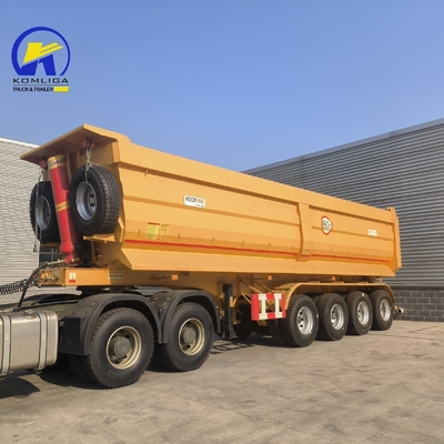 10000x2500x3800мм Sinotruk Dump Trailer с передним подъемным устройством и перекрестной подвеской
