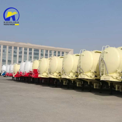 Дизайн 3 оси 30/35/40/45cbm Bulk Cement Semi-Trailer с двухскоростным прицепом Jost