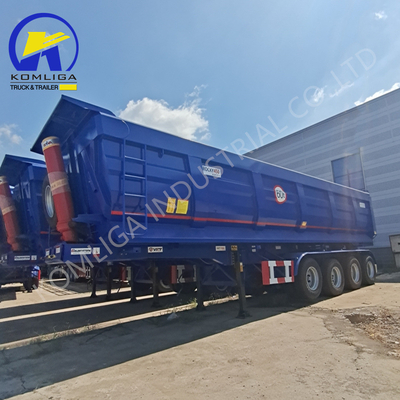Jost 2.0 или 3.5 дюймовый King Pin 3 Axle 35cbm Гидравлический грузовик с наклоном полуприцепа