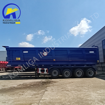 Jost 2.0 или 3.5 дюймовый King Pin 3 Axle 35cbm Гидравлический грузовик с наклоном полуприцепа
