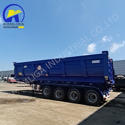 Jost 2.0 или 3.5 дюймовый King Pin 3 Axle 35cbm Гидравлический грузовик с наклоном полуприцепа