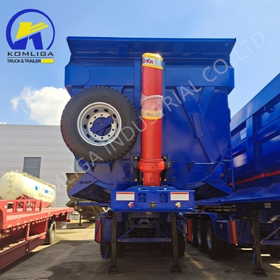Jost 2.0 или 3.5 дюймовый King Pin 3 Axle 35cbm Гидравлический грузовик с наклоном полуприцепа