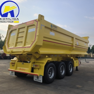 Sinotruk 3axle U shape 70ton Dump Trailer Dumper Semi Trailer Wabco тормозная система