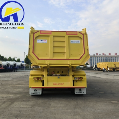 Sinotruk 3axle U shape 70ton Dump Trailer Dumper Semi Trailer Wabco тормозная система