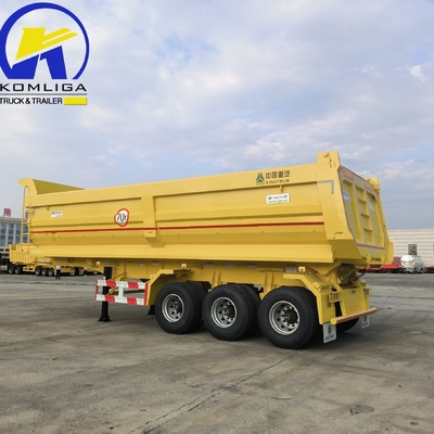 Sinotruk 3axle U shape 70ton Dump Trailer Dumper Semi Trailer Wabco тормозная система