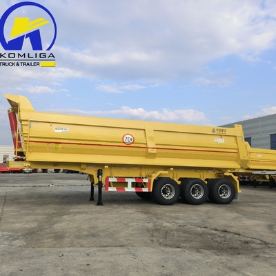 Sinotruk 3axle U shape 70ton Dump Trailer Dumper Semi Trailer Wabco тормозная система