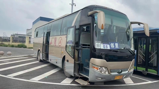Ручная коробка передач Тип подержанный автобус 40-45 мест Подержанный городской автобус Yotung Автобус